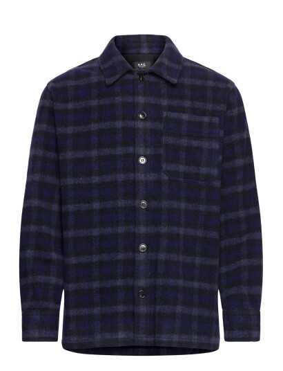 A.P.C. Overshirt Stanley   Navy   S