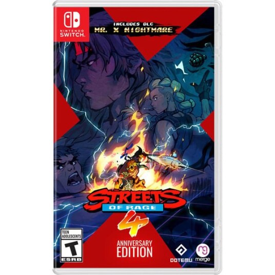 Streets of Rage 4 Anniversary Edition Nintendo Switch Spill