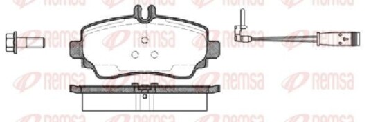 Bremseklosser REMSA 0650.22 Bremseklosser REMSA 0650.22