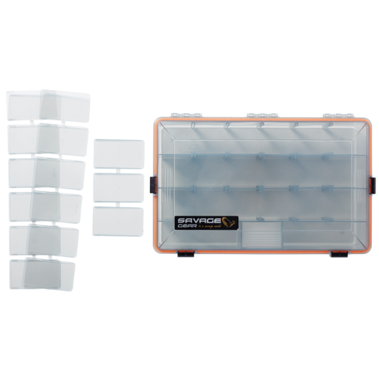 Gear Savage Gear Wp Lurebox 6b 35,5x23x9,3cm Vanntett Slukboks Gear Savage Gear Wp Lurebox 6b 35,5x23x9,3cm Vanntett Slukboks
