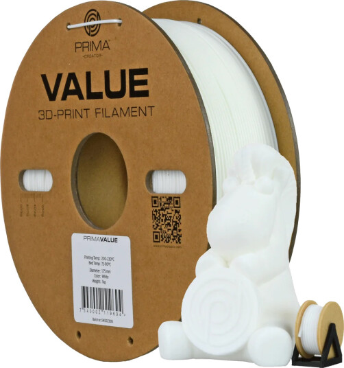 3D Prima 12785 3D-Printmateriale Abs Hvit 1 Kg