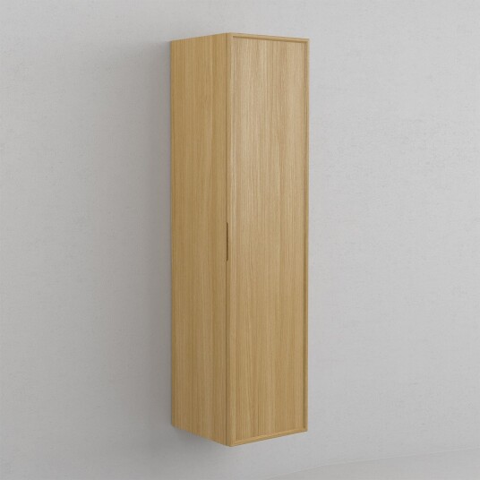 INR Iconic Nordic Rooms AIR Wood Høyskap 5 Hyller B400xh1600xd409mm Natural oak / 40cm Høyre Hengslet