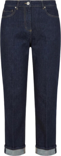 Peserico Dame Jeans Blå M,