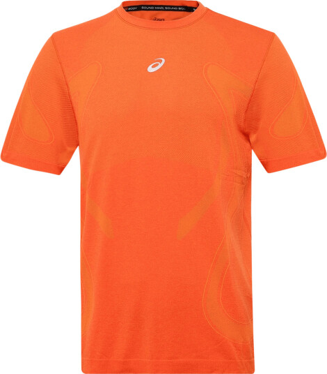 Asics Road Seamless Ss Top Orange M