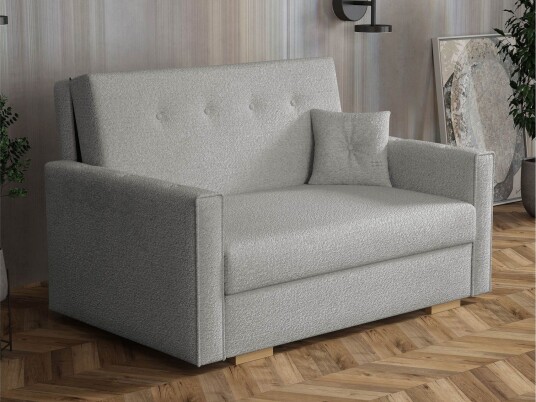 Ajiz Sovesofa 2 seter i Bouclé Grå Ajiz Sovesofa 2 seter i Bouclé Grå