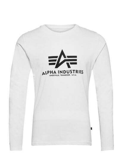 Alpha Industries Basic Longsleeve Bl   White   XXL