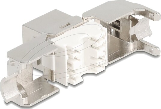 Delock Rj 45 Cat 8.1 Stp Sølv