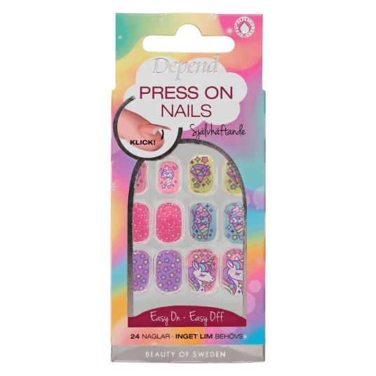Depend Press on Nails for Children Unicorn Depend Press on Nails for Children Unicorn