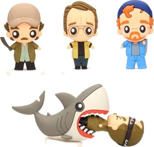 Northix Jaws Sett med 4 samleobjekter Pokis-figurer