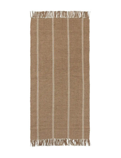 Broste Copenhagen Yuki Rug - Beige - L140CM Broste Copenhagen Yuki Rug - Beige - L140CM