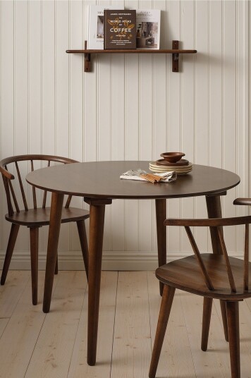 Ellos Home Kjøkkenbord Jolina Ø 106 cm Brun