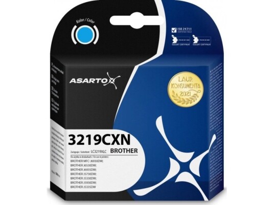 Tusz Asarto Tusz Asarto Do Brother 3219Cxn | Lc3219xlc | 1500 Str. | Cyan Tusz Asarto Tusz Asarto Do Brother 3219Cxn | Lc3219xlc | 1500 Str. | Cyan