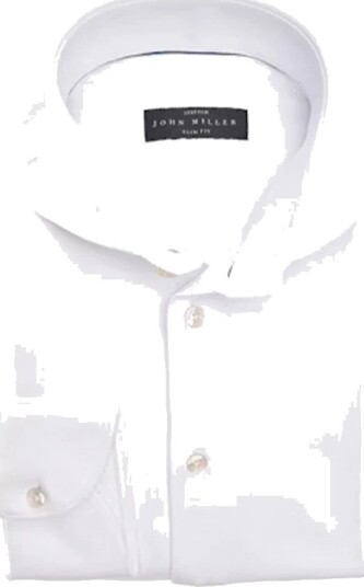 John Miller Herre Skjorter Hvit 4XL,