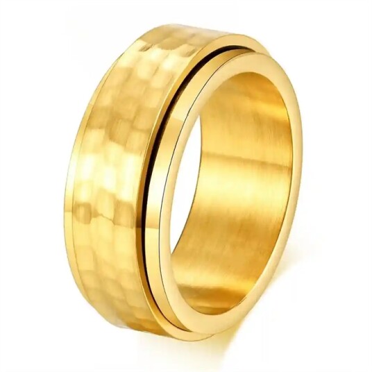 HammerGold Spinning Ring 8 mm Herrering i Rustfritt Stål HammerGold Spinning Ring 8 mm Herrering i Rustfritt Stål
