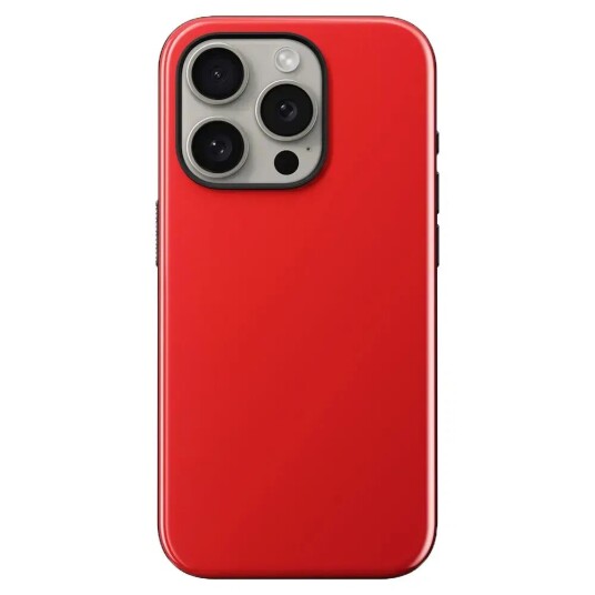 iPhone 15 Pro Nomad Sport Deksel - MagSafe-Kompatibel - Rød