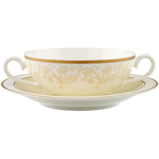 Villeroy & Boch Ivoire Suppekopp med Tallerken