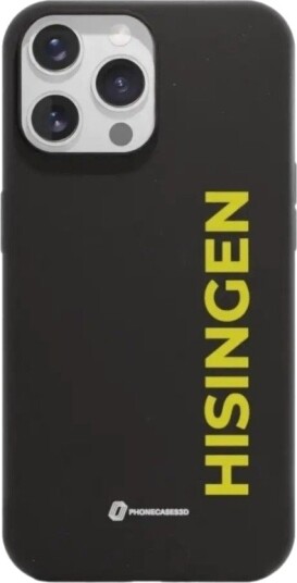 Phonecases3D iPhone 14 Pro BK Häcken komposterbart deksel, svart