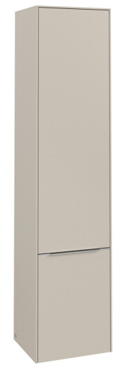 VILLEROY & BOCH SUBWAY 3.0 HØYSKAP 40X171 HØYRE 2 DØRER CASHMERE GREY HÅNDTAK I KROM VILLEROY & BOCH SUBWAY 3.0 HØYSKAP 40X171 HØYRE 2 DØRER CASHMERE GREY HÅNDTAK I KROM
