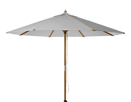 Cinas Capri parasoll Trelook/lys grå 3,3 m Ljusgrå