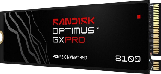 SanDisk Optimus GX Pro 8100 1TB NVMe M.2 SSD med TCG Opal Kryptering