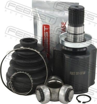 Febest Drivknute drivaksel FEBEST 3511 SX11LH