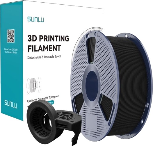 3D-Printer Filament Sunlu Petg High-Speed Matte 1.75Mm 1 Kg (Black) 3D-Printer Filament Sunlu Petg High-Speed Matte 1.75Mm 1 Kg (Black)