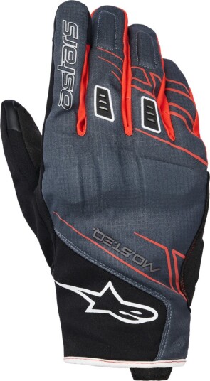 MC-hansker Alpinestars Moblast WP Svart/Antrasitt/Oransje XL