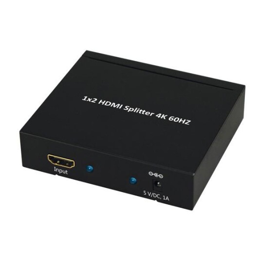 Value 2-Port HDMI Splitter 4K 4096x2160 Videotilbehør Value 2-Port HDMI Splitter 4K 4096x2160 Videotilbehør