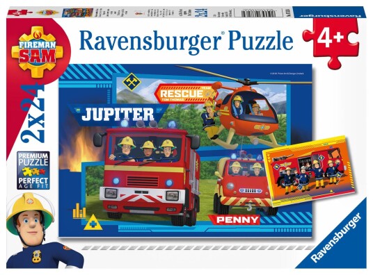 Ravensburger Fireman Sam To The Rescue 2x24p Gulv