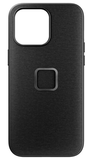 Peak Design iPhone 15 Pro Max Stoffdeksel med SlimLink Brakett - MagSafe Kompatibel - Charcoal