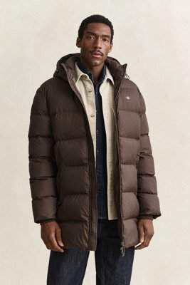 Gant Active Cloud Mid Length Jacket BLACK BROWN M