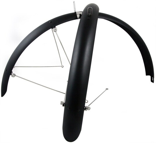 Mixbike Skjermsett Til Citybike 55mm Matt Sort