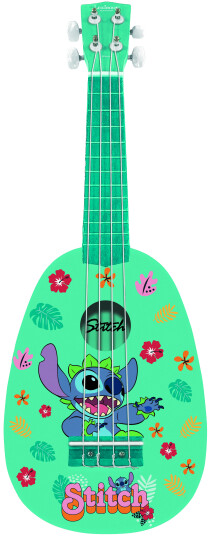 Lexibook - Stitch Wooden Ukulele with nylon cords (21')' (K230D)