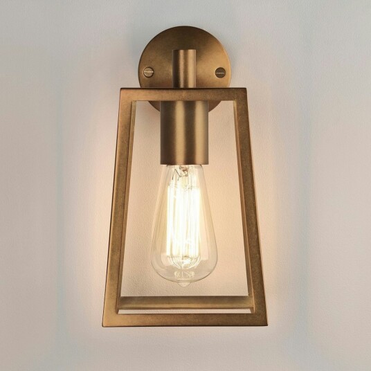 Astro Calvi Utendørslampe Vegglampe Antikk Messing