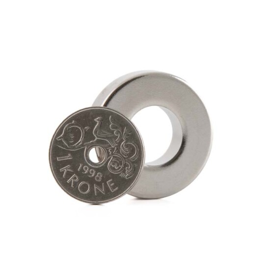 SuperMagneter Ring Magnet Ø 28 X 13 X 7 Mm - Sterk Neodym Ringmagnet