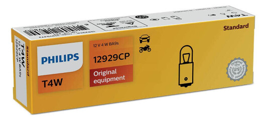Philips T4W pære 10 pakning