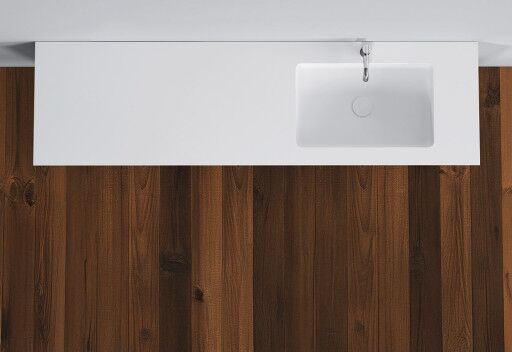 Copenhagen Bath Romsø møbelservant 1600x450 mm, høyre, Hvit Matt Copenhagen Bath Romsø møbelservant 1600x450 mm, høyre, Hvit Matt