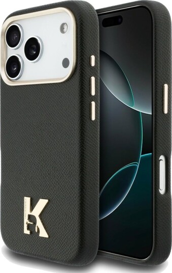 Karl Lagerfeld MagSafe Mobildeksel med Karl Head-Logo for iPhone 17 Pro - Svart