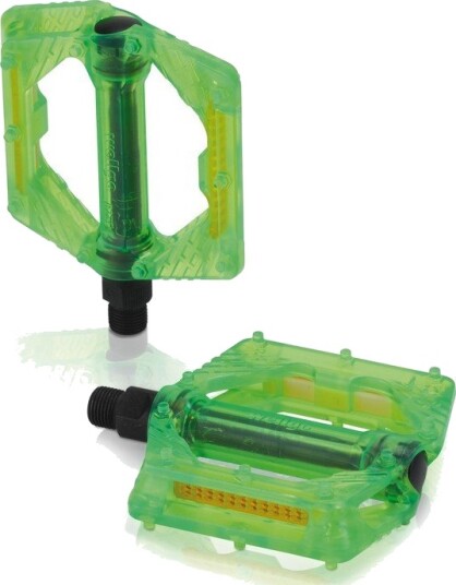 XLC pedal transparent grønn