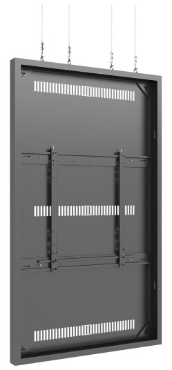 Multibrackets M Pro Series - innhegning - for digitalt skiltingspanel - kabel, medium - svart