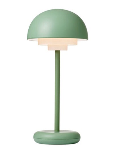 Toscana bordlampe oppladbar 5,5W IP44 - Dimbar - Grønn