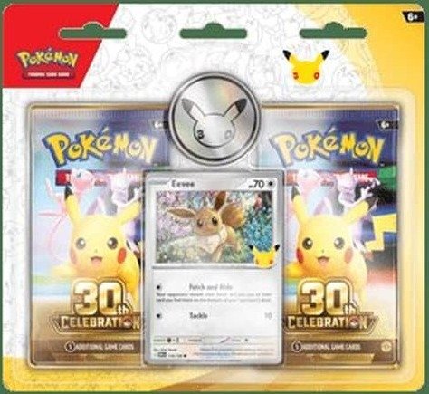Pokemon 30th Celebration: Eevee 2-Pack Blister