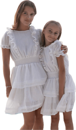 Vilje & Ve Ane Kjole Soft White (170 / 15 16 år)