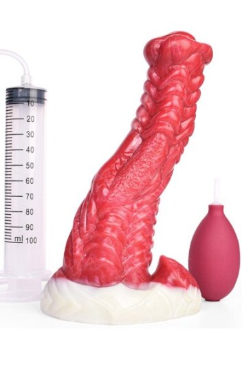 Pink Alien Succubus Ejaculating Dildo 23,6 cm