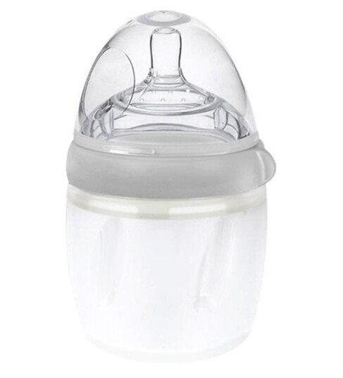 Haakaa Generasjon 3 160 ml Silikon Babyflaske Grå