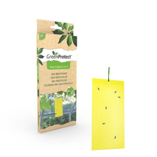 Green Protect 23619 Innsektsfelle gul, for drivhus, Dyr & stell