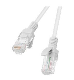 Lanberg Koblingskabel Rj-45 Hann Til Rj-45 Hann 1.5 M Utp Cat 5E Flertrådet Formstøpt Uten Hindringer Ral 7035 Grå En Pakke 10