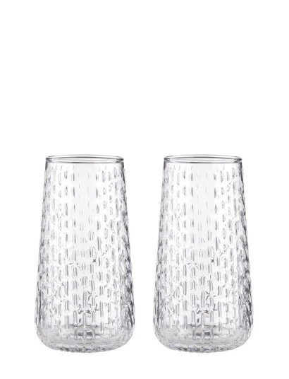 Marimekko Home Syksy Flute Glass  2 Pcs - Nude - ONE SIZE