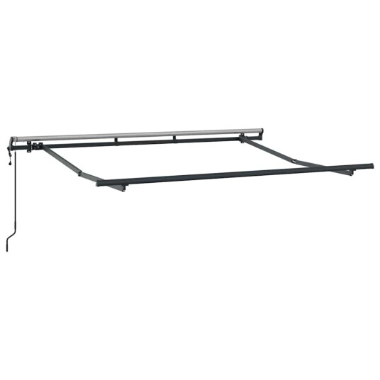 vidaXL Innvendbar Markise Burgunder 350 x 200 cm