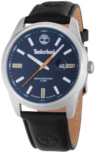 Timberland Herreklokke TDWGB0010802 Orford Blå/Lær Ø45 mm